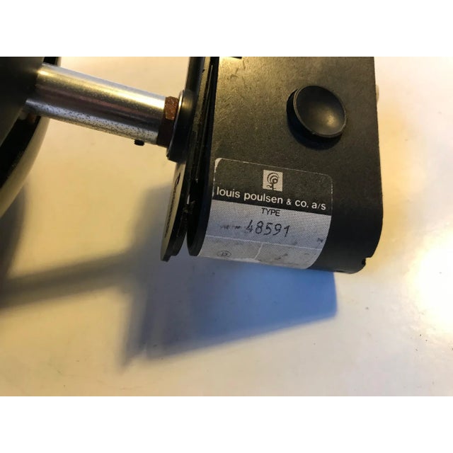 Louis Poulsen Black Ball Wall Sconce from Louis Poulsen, Denmark, 1970s For Sale - Image 4 of 9