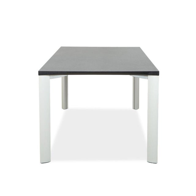 Dark Grey Dining Table with Silver Legs from Rosenthal For Sale - Image 13 of 14