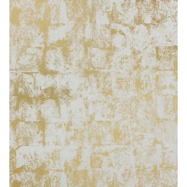 Sample - Lelievre for The House of Scalamandr�� Patine Wallcovering, Vermeil For Sale
