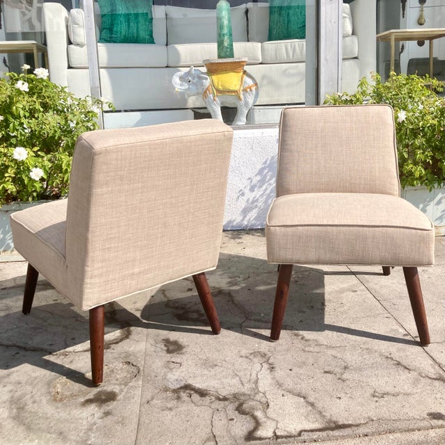 Billy Haines Style Slipper Chairs - a Pair For Sale In Los Angeles - Image 6 of 12