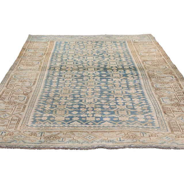 Contemporary Antique Persian Bijar Rug, 03'11 X 06'00 For Sale - Image 3 of 10