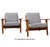 GE-290 Armchairs in Teak by Hans J Wegner for Getama, 1950s, Set of 2 For Sale - Image 9 of 10