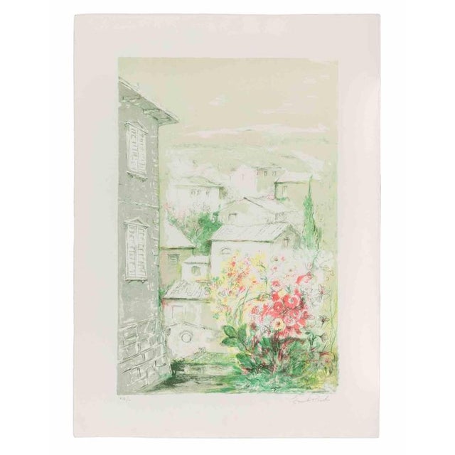 Lithograph realized by Ernesto Piccolo. Hand signed and numbered in pencil Edition of 50. Very good condition. This piece...