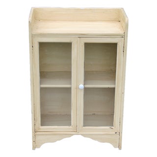 Late 19th-Century Antique Apothecary & Dental Cabinet - Petite Display Hutch For Sale