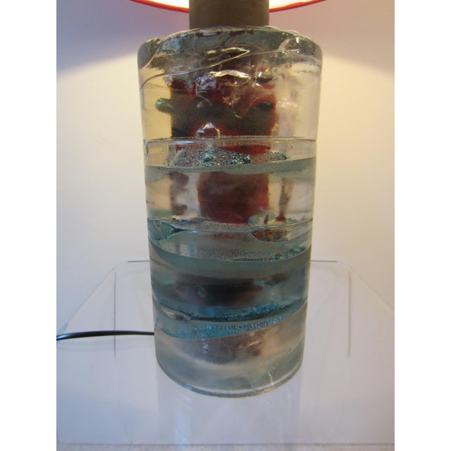 Mid-Century Modern Large Mid-Century german Layered Glass Table Lamp from the Limburg Glassworks, 1960s For Sale - Image 3 of 6