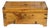 English 1890s Camphor Wood Small Trunk with Brass Accents and Bracket Feet For Sale
