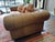 Brown Pair of Vintage Chesterfield Style Leather Sofas With Kilim Fabric Cushions For Sale - Image 8 of 15