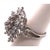 14Kt White Gold Contemporary Ring 2.30 Total Diamond Weight. Size 5.5 9.60 grams total weight.