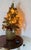 Fabulous Vintage 17” Small Christmas tree with miniature ornaments, wit. battery operated lights and plug in lights, cute...
