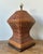 Vintage Boho Monumental Woven Rattan Lamp For Sale - Image 12 of 12