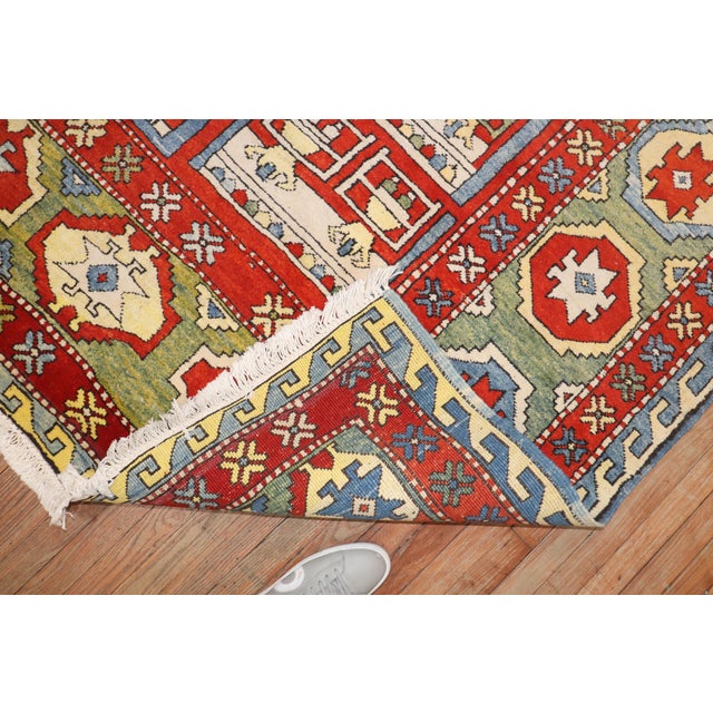 Late 20th Century Vintage Zabihi Collection Turkish Azari Animal Scenic Rug - 8'6" x 10'6" For Sale - Image 5 of 12
