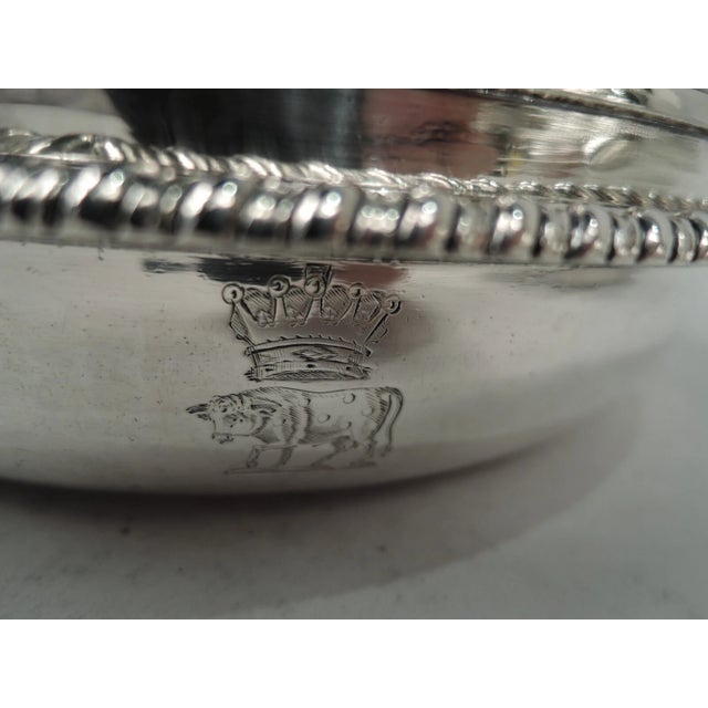 Silver Early 19th Century Paul Storr Vegetable Dishes Neoclassical Georgian Bowls English Sterling Silver - 2 pcs For Sale - Image 8 of 11