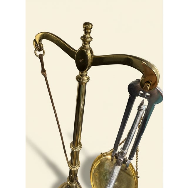 Antique English Doyle & Son Brass Merchant Balance Scale With Avery Weights For Sale - Image 13 of 16