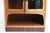 Brown Antique Dutch Art Deco Amsterdam School Tea Display Cabinet in Oak and Marble, 1920s For Sale - Image 8 of 18