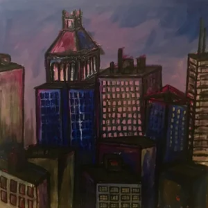 Original Artwork by Artist Ron Curlee II, Inner City Series