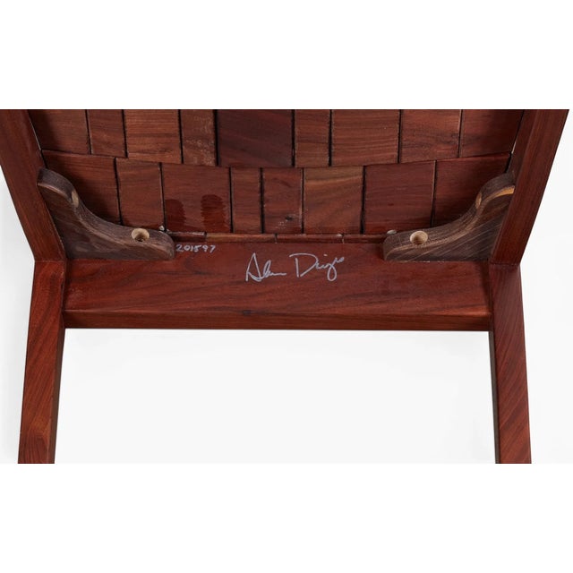 An Alan Daigre Wood Crafted Armchair For Sale - Image 4 of 6