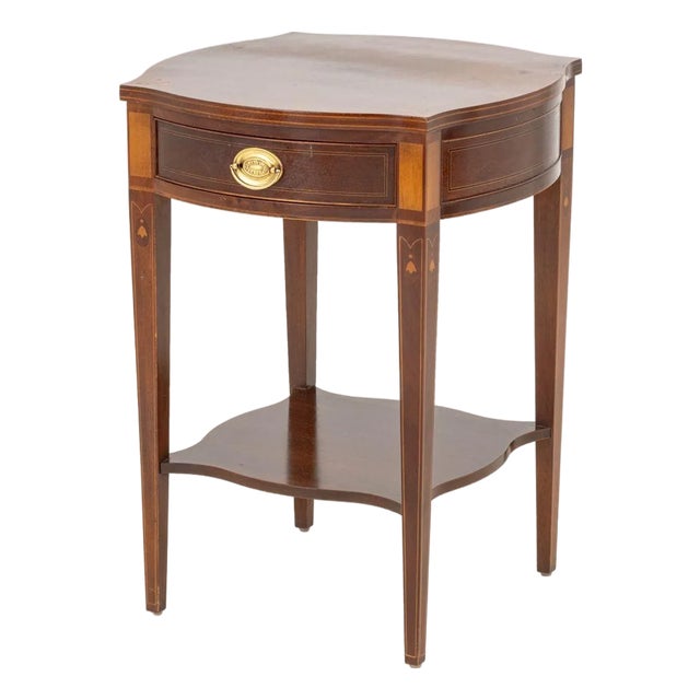 Baker Furniture Mahogany Side Table For Sale