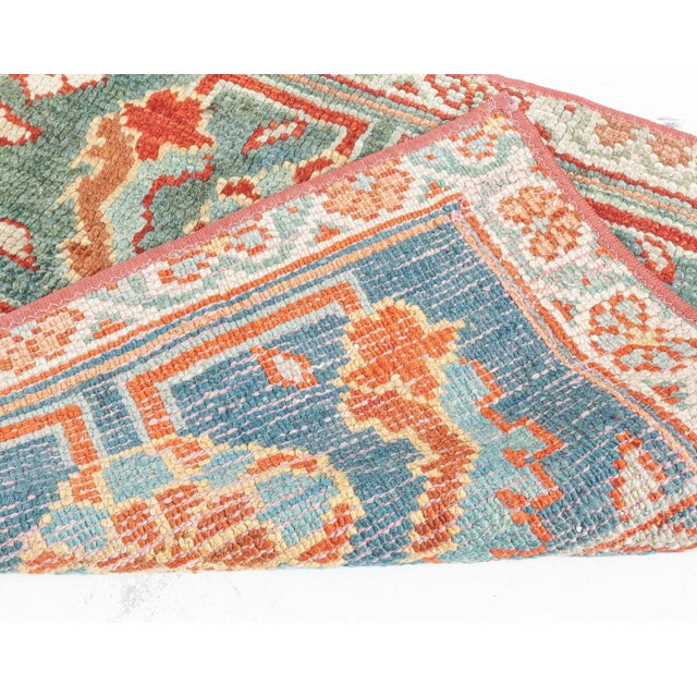 Doris Leslie Blau Vintage Turkish Oushak Fragment Runner Rug For Sale - Image 9 of 9
