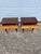 Mid-Century Modern 1950's Macassar / Burl Wood Pair of Nightstands For Sale - Image 10 of 12