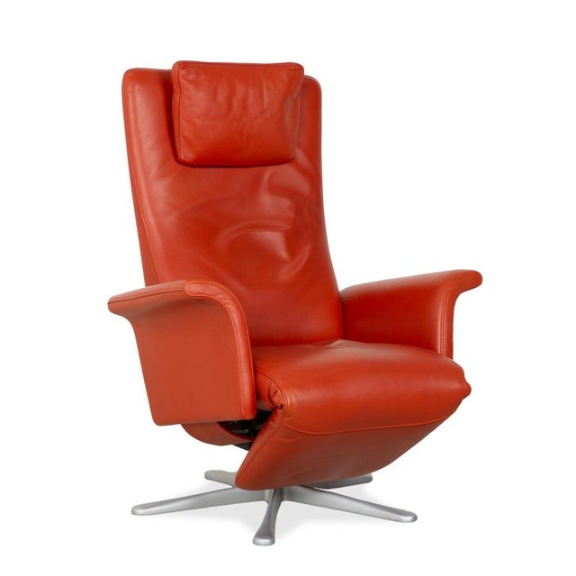 Filou Leather Lounge Chair from FSM For Sale - Image 15 of 15