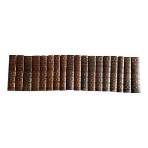 Fine Leather Bindings - The Works of William Makepeace Thackeray - Books From 1869 - 18 Volumes
