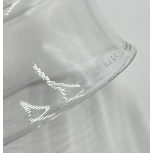 Aldo Cibic for Paola C Pims Signed Italian Blown Glass Bottle Vase For Sale - Image 9 of 13