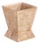 Parchment Covered Waste Basket in the Manner of Jean-Michel Frank For Sale