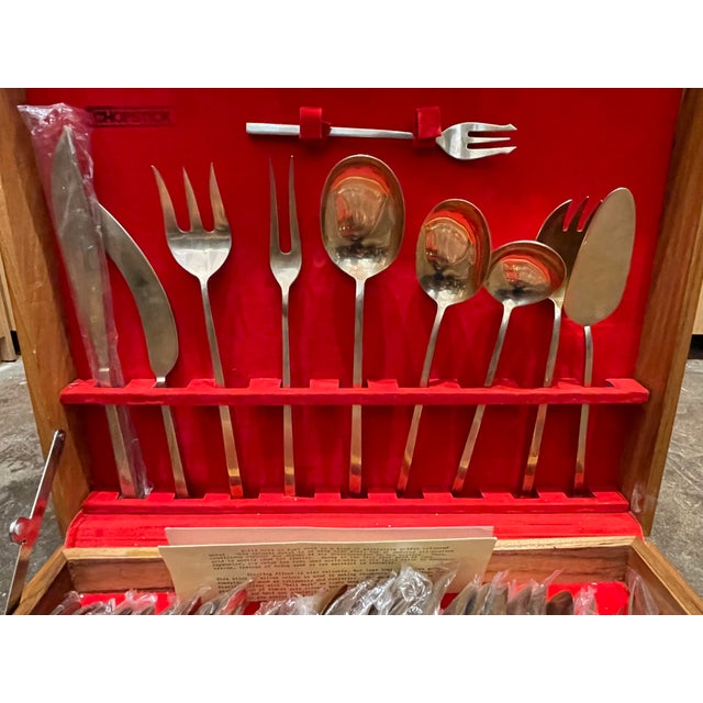 Complete Set of Thai Bronze Flatware, Boxed Chairish
