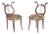 Antique Walnut Lyre-Back Side Chairs—A Pair For Sale