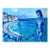 By the Blue Sea - Impressionistic Figure Seascape Oil Painting For Sale