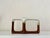 Mid-century, Scandinavian-style, ceramic glazed stem vase, circa 1960's -70's. The vase features a very cool, sleek,...