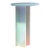 Isola Dichroic Satin Glass T Side Table by Brajak Vitberg For Sale - Image 13 of 13
