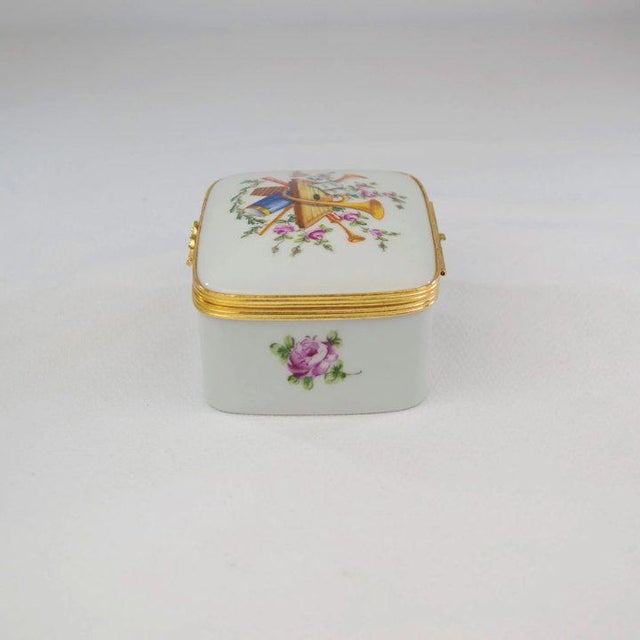 1980s Atelier LeTallec Porcelain Box For Sale - Image 5 of 10