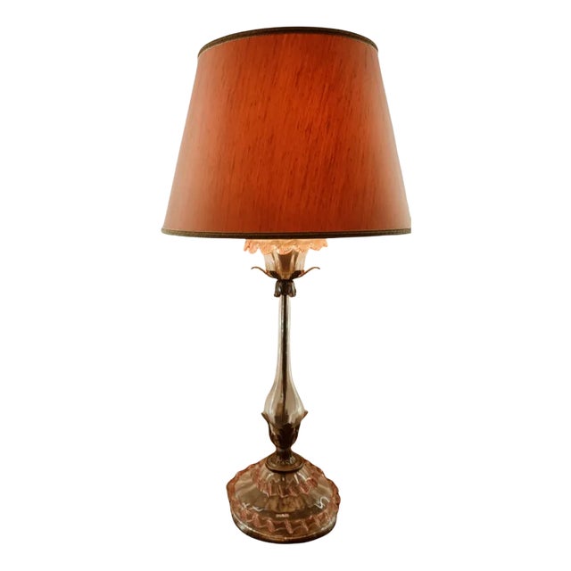 Murano Glass Lamp For Sale