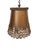 Brown Brutalist Handcrafted Copper Pendant Lamp in Tom Greene, 1960s For Sale - Image 8 of 18