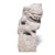 Asian 19th Century Chinese Stone Fu Lion Guardians - A Pair For Sale - Image 3 of 11