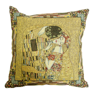 The Kiss by Gustav Klimt Throw Pillow Cushion