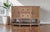 Tan 1940s Natural Tiger Oak Sideboard With Carved Detailing For Sale - Image 8 of 11