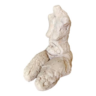 Abstract Figural Clay Sculpture Study For Sale