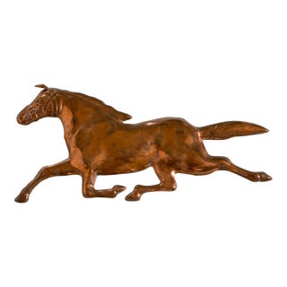 Copper Horse Wall Hanging For Sale