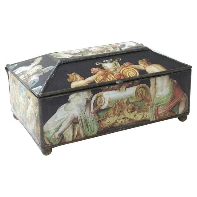 Willan F Decoupaged Jewelry Box For Sale - Image 13 of 13