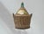 Brown Mid-Century Italian Glass Balloon Bottle in Wickerwork, 1960s For Sale - Image 8 of 14