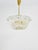 Large Vintage Curved Basket Pendant Light in Brass and Textured Glass by J. T. Kalmar for Kalmar, Vienna, 1950 For Sale - Image 13 of 18