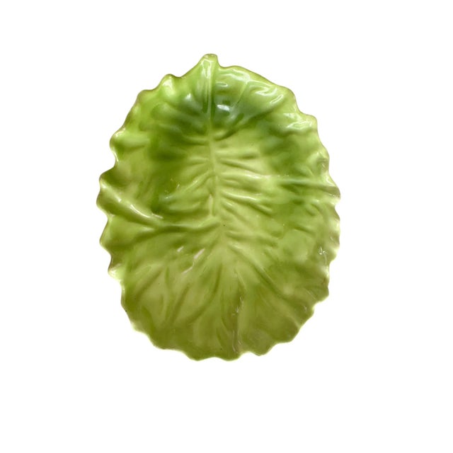 1940s Antique German Leaf Catchall Dish For Sale - Image 5 of 7