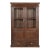 Antique Indian Glass Armoire With Drawers | Rustic Display Cabinet | Vintage Teak Wood Cabinet | Wabi Sabi Decor For Sale