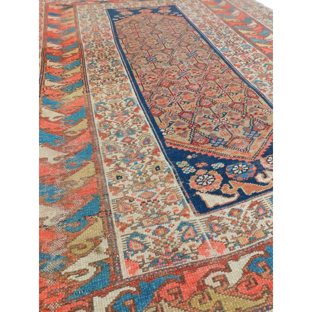 Rare antique Persian Malayer area rug. Central camel field, surrounded with extra wide borders. Extremely decorative. 5'x...