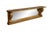 This horizontal antique American Empire sideboard backsplash or overmantel beveled glass mirror is masterfully crafted...