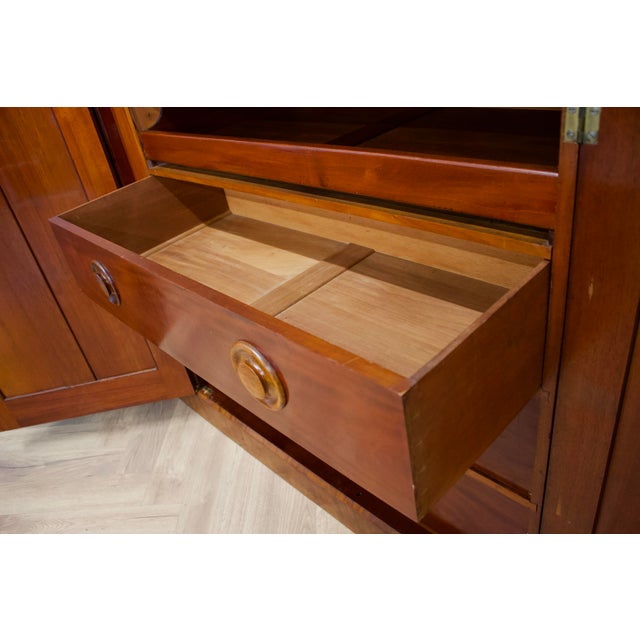 Antique Victorian Wardrobe in Mahogany, 1880s For Sale - Image 6 of 15