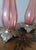 Mid 20th Century Vintage Pink Murano Style Table Lamps - A Pair For Sale - Image 5 of 11