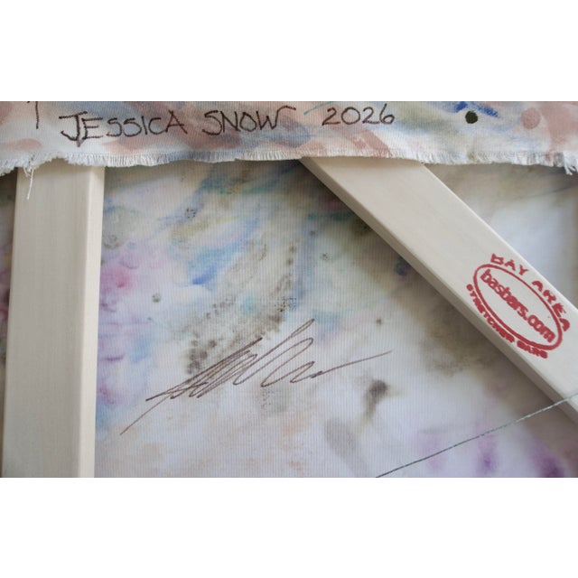 2020s Contemporary Abstract Acrylic on Canvas "Skopelos 3: Upwelling" by Jessica Snow For Sale - Image 5 of 5